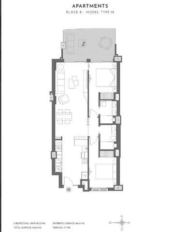 2 bedroom Flat for sale in La Manga del Mar Menor with garage - € 473,000 (Ref: 9462513)