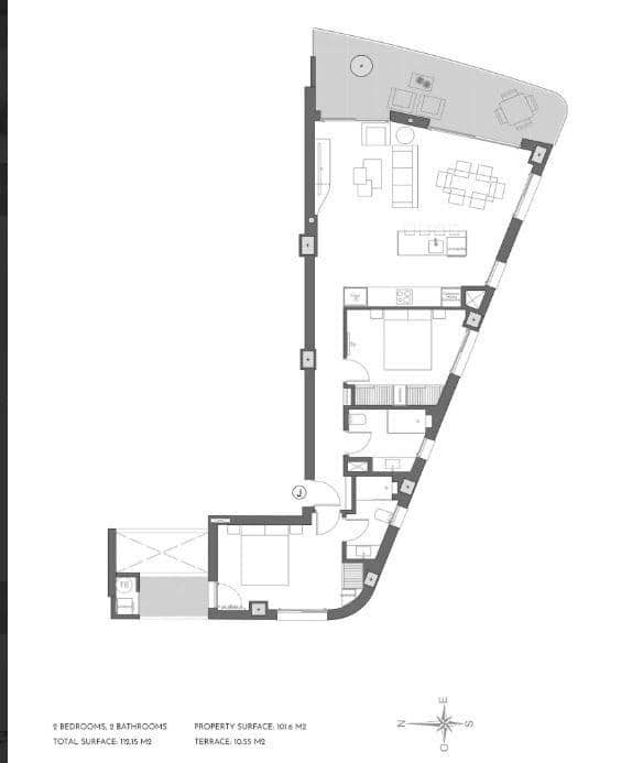 2 camera da letto Appartamento in vendita in La Manga del Mar Menor con garage - 637.000 € (Rif: 9473092)