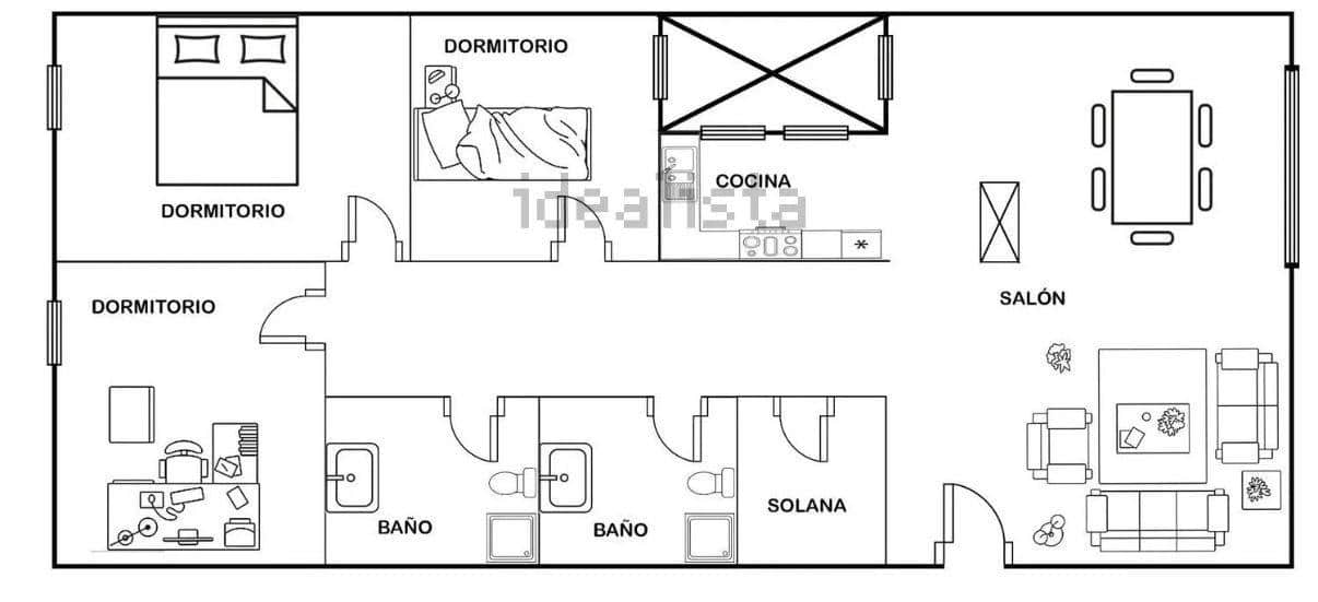 3 Zimmer Wohnung zu verkaufen in Almatriche - 235.000 € (Ref: 9473095)