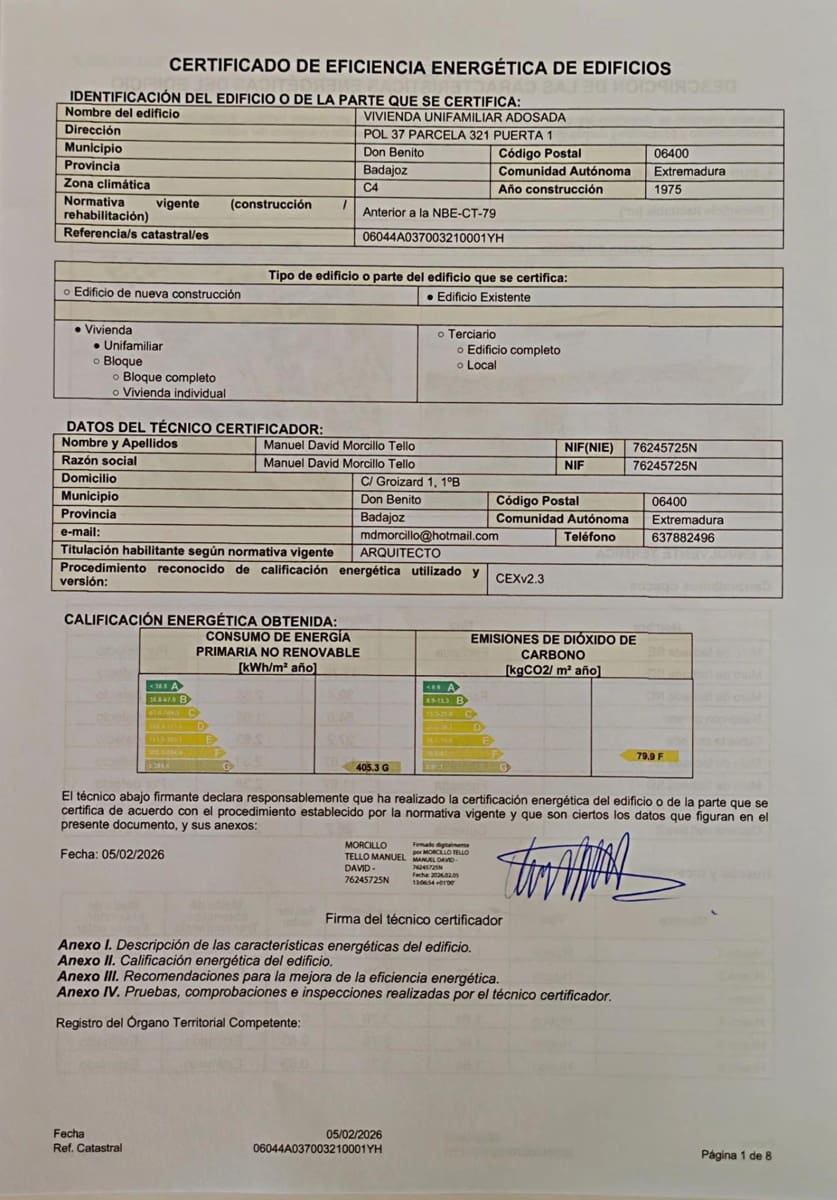 4 soverom Finca/Herregård til salgs i Don Benito med garasje - € 100 000 (Ref: 9524499)