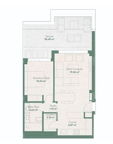 1 Zimmer Wohnung zu verkaufen in La Cala de Mijas, Mijas mit Pool Garage - 340.000 € (Ref: 9586720)