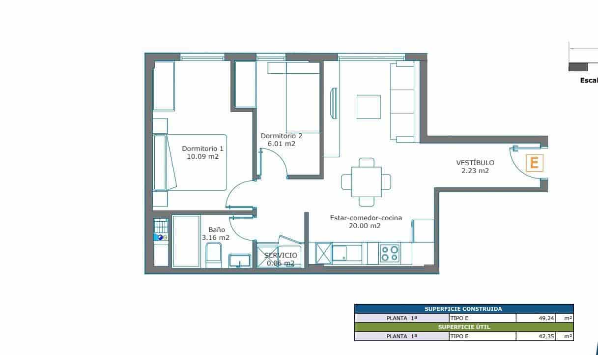 2 makuuhuone Asunto myytävänä paikassa Las Palmas de Gran Canaria - 218 000 € (Ref: 9637779)