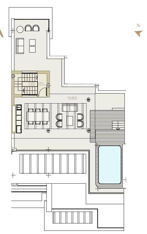 3 slaapkamer Penthouse te koop in Estepona met zwembad garage - € 1.650.000 (Ref: 9698940)