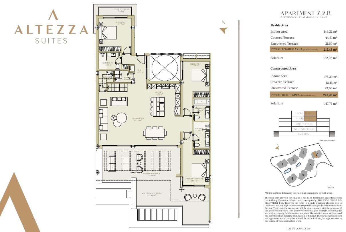 3 slaapkamer Penthouse te koop in Estepona met zwembad garage - € 1.650.000 (Ref: 9698940)