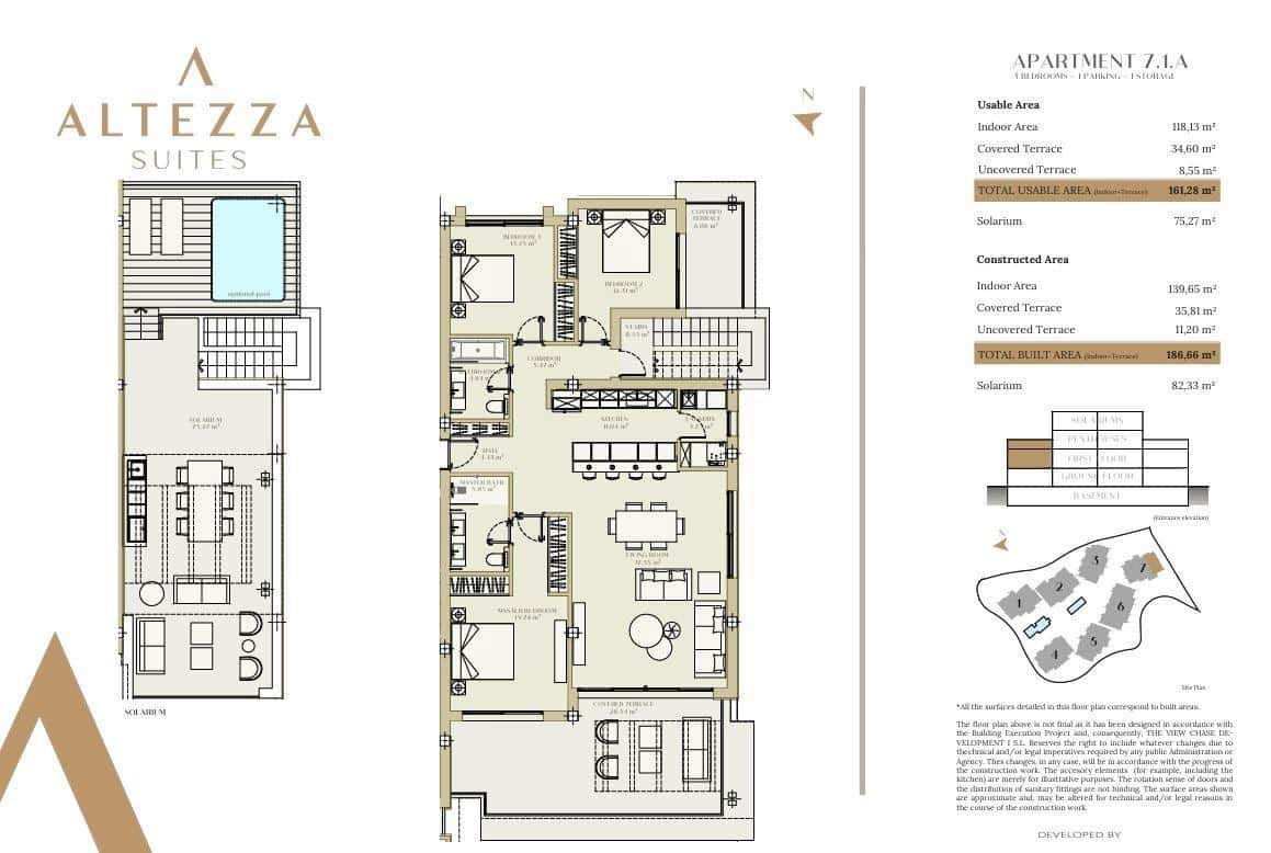 3 slaapkamer Penthouse te koop in Estepona met zwembad garage - € 945.000 (Ref: 9698941)