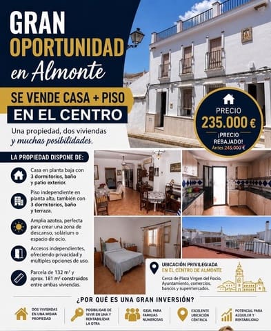 3 bedroom Townhouse for sale in Almonte - € 235,000 (Ref: 9831710)
