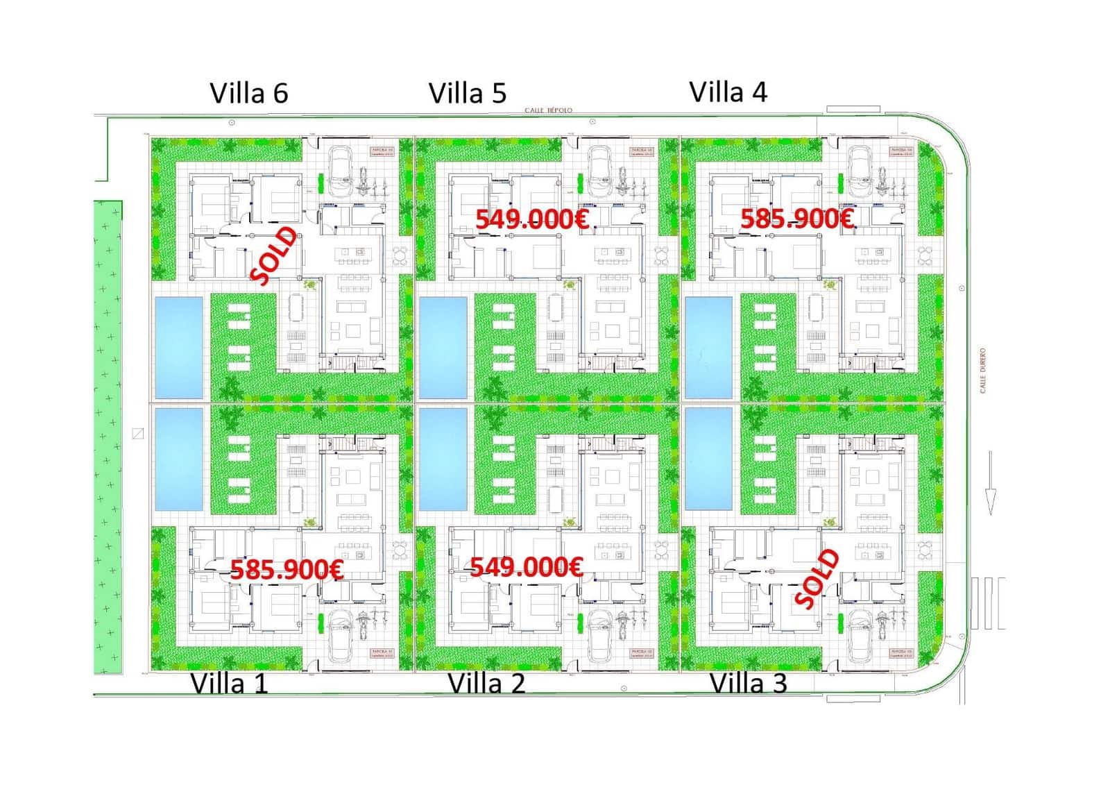 3 sypialnia Willa na sprzedaż w Mar de Cristal - 549 000 € (Ref: 8162462)
