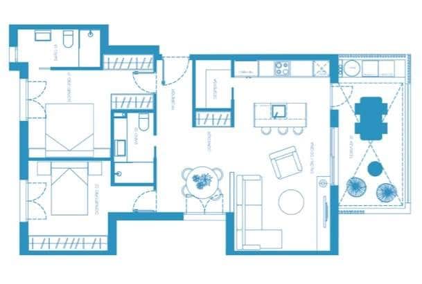 Apartamento de 2 habitaciones en San Pedro del Pinatar en venta con piscina garaje - 254.900 € (Ref: 9023133)