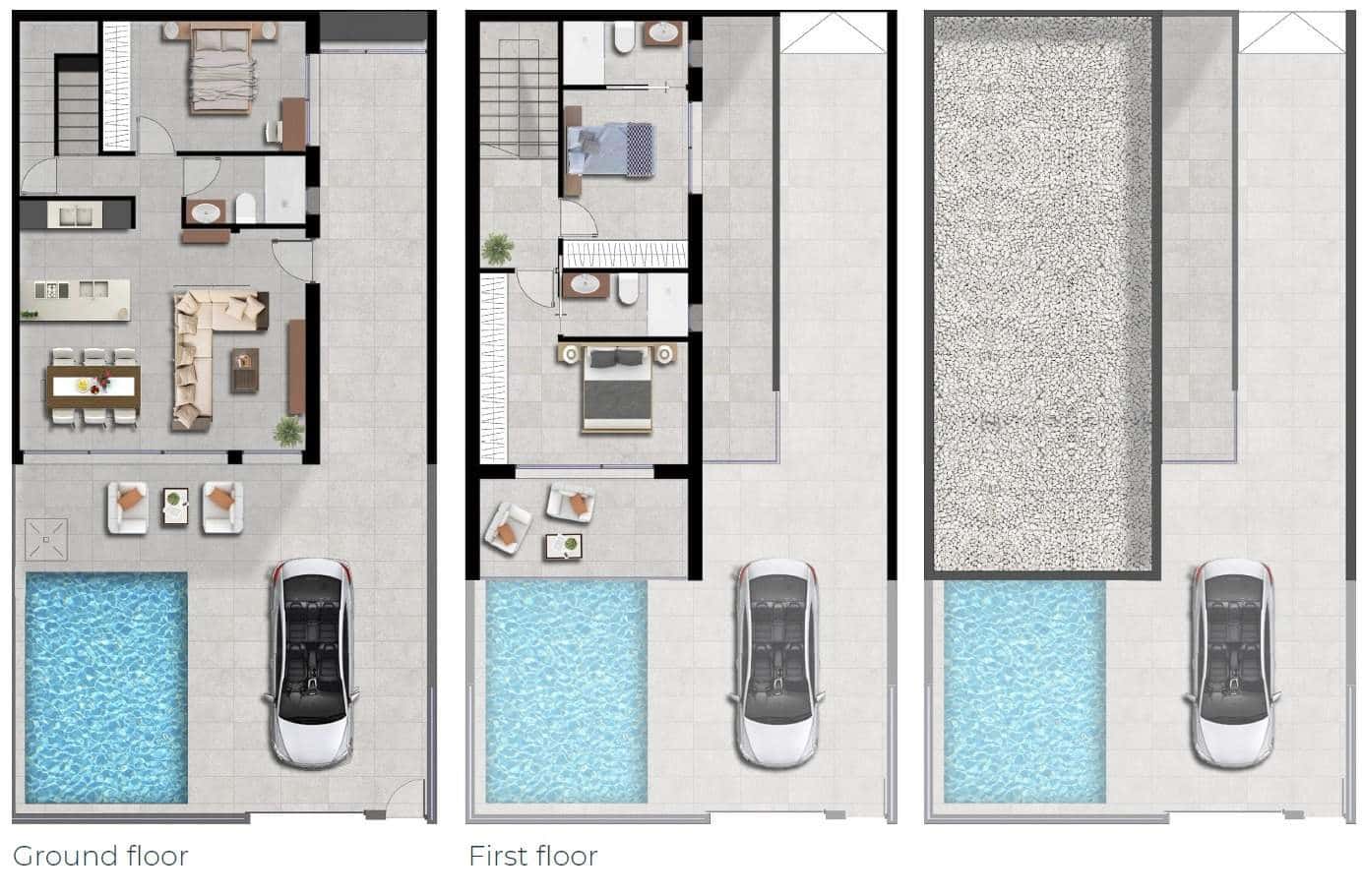 Chalet de 3 habitaciones en San Pedro del Pinatar en venta con piscina - 410.000 € (Ref: 9629942)