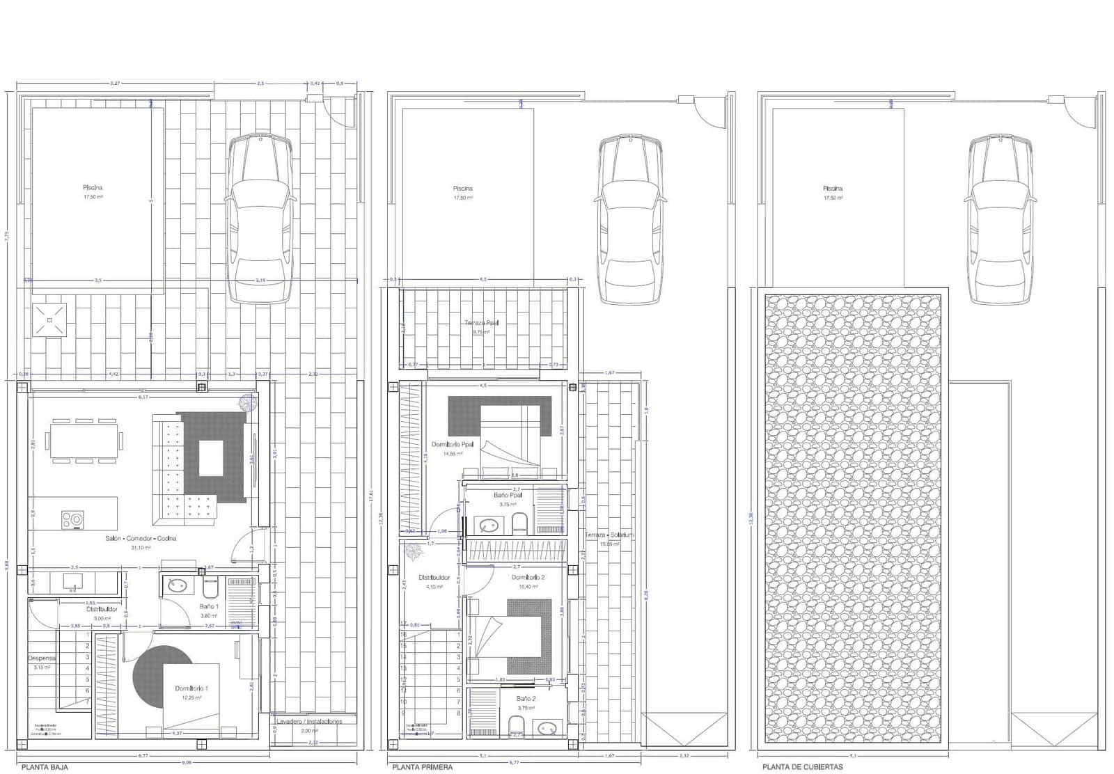 Chalet de 3 habitaciones en San Pedro del Pinatar en venta con piscina - 410.000 € (Ref: 9629942)