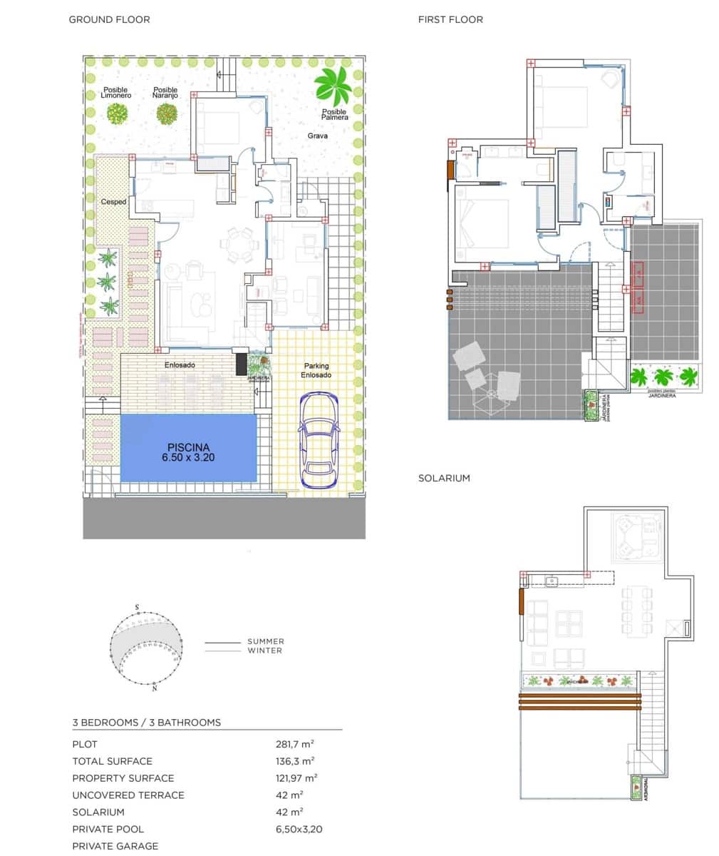 3 Zimmer Villa zu verkaufen in Los Alcazares mit Pool - 587.800 € (Ref: 9780516)