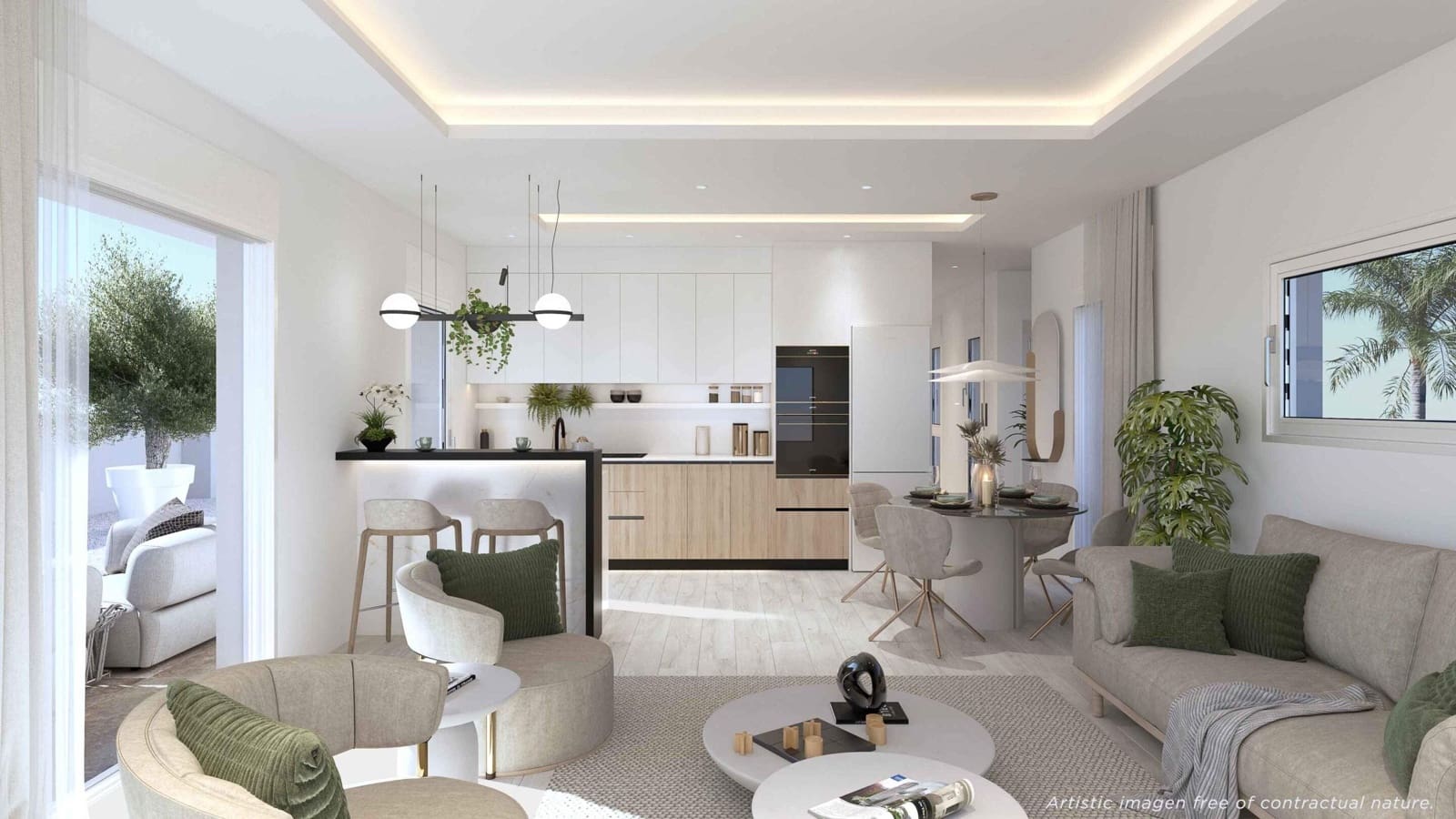 2 Zimmer Apartment zu verkaufen in Los Alcazares mit Pool - 329.000 € (Ref: 9794573)