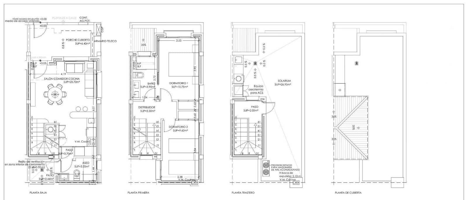 2 makuuhuone Rivitalo myytävänä paikassa Torre-Pacheco mukana uima-altaan - 209 900 € (Ref: 9794574)