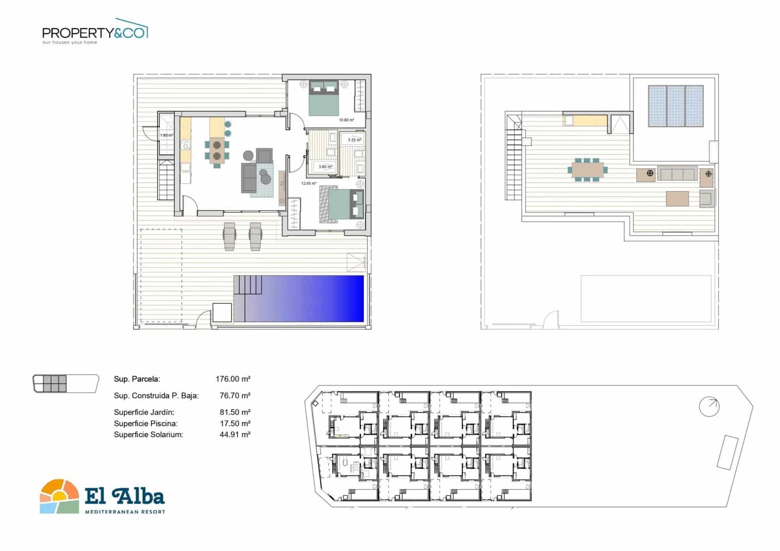2 sypialnia Willa na sprzedaż w Roldan z basenem - 311 900 € (Ref: 9799225)