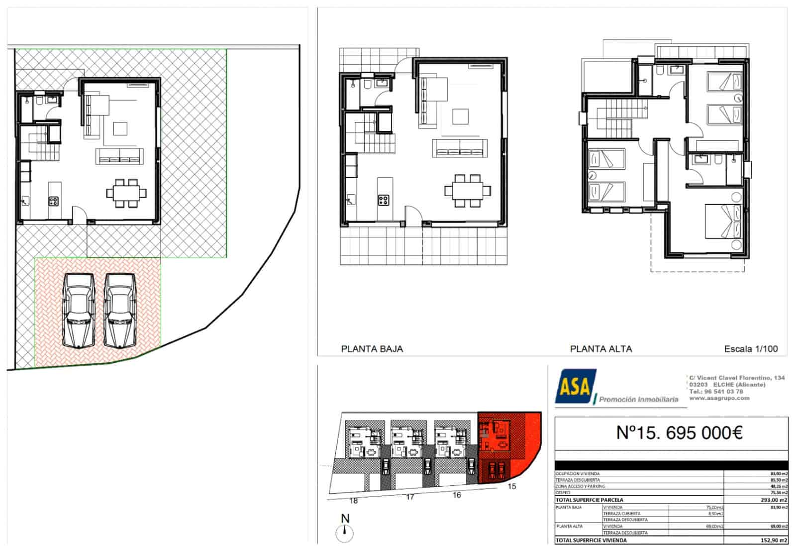 3 camera da letto Villa in vendita in Denia con piscina garage - 695.000 € (Rif: 9642178)