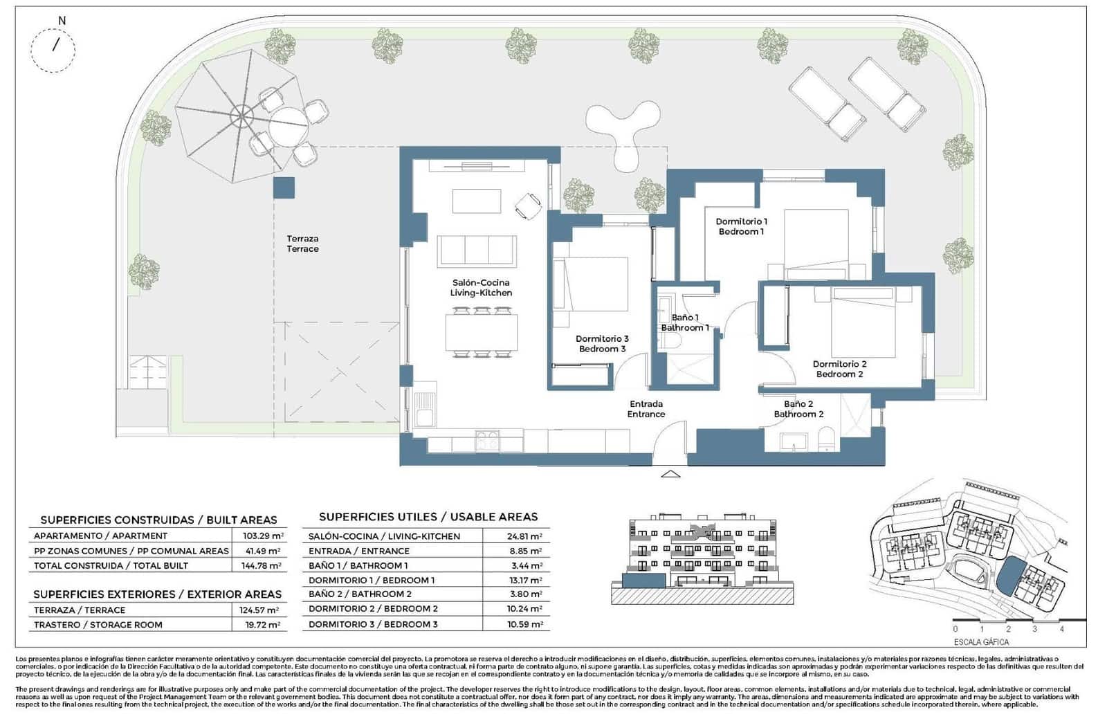 3 sovrum Lägenhet till salu i Corvera med pool garage - 320 000 € (Ref: 10008285)