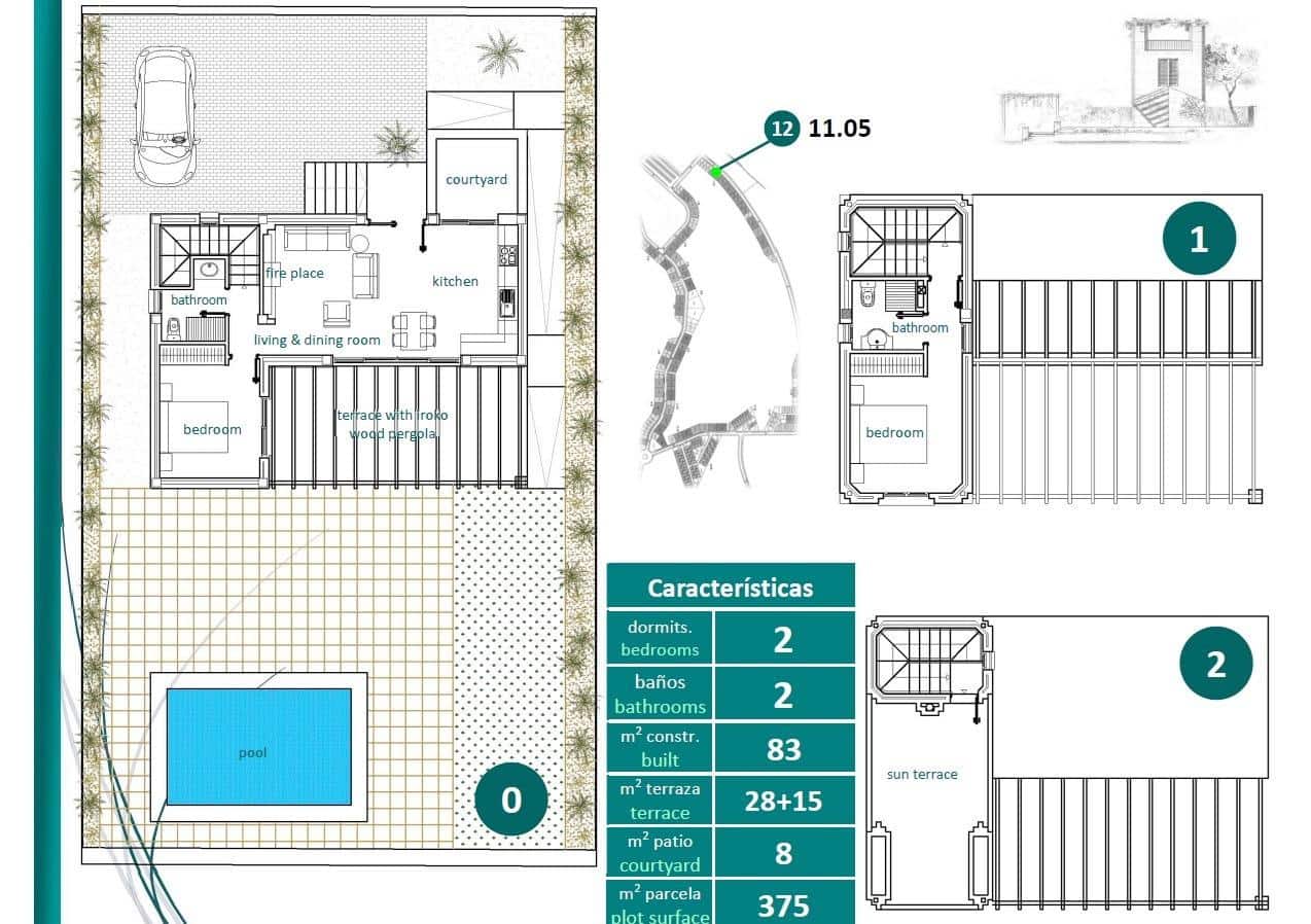 2 bedroom Villa for sale in Sucina with pool - € 320,000 (Ref: 10139077)