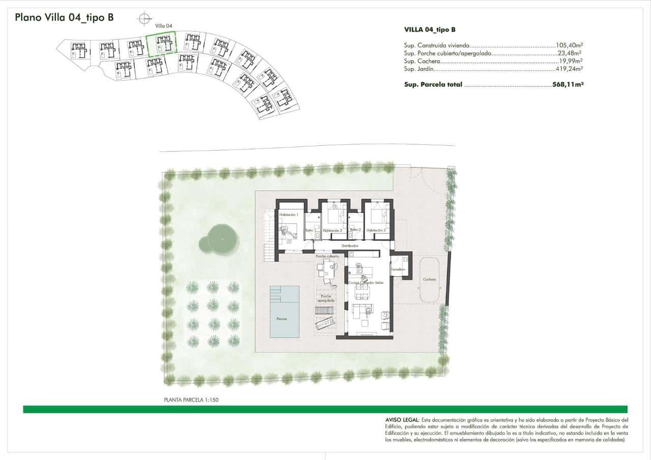 3 bedroom Villa for sale in Hacienda del Alamo with pool - € 344,900 (Ref: 8962451)