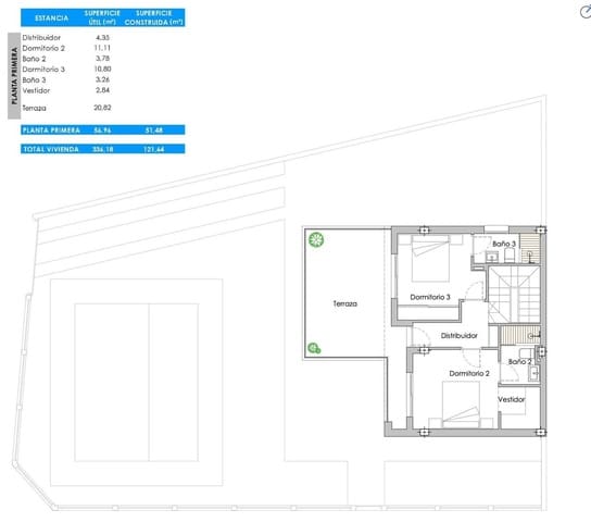 3 soverom Villa til salgs i San Pedro del Pinatar ciudad, San Pedro del Pinatar med svømmebasseng - € 569 950 (Ref: 9113354)