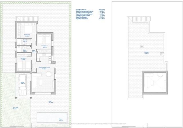 Chalet de 3 habitaciones en Centro, Los Alcázares en venta - 383.400 € (Ref: 9390715)