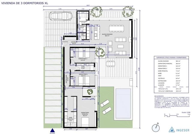 3 camera da letto Villa in vendita in Baños y Mendigo, Murcia città con piscina - 531.000 € (Rif: 9465746)