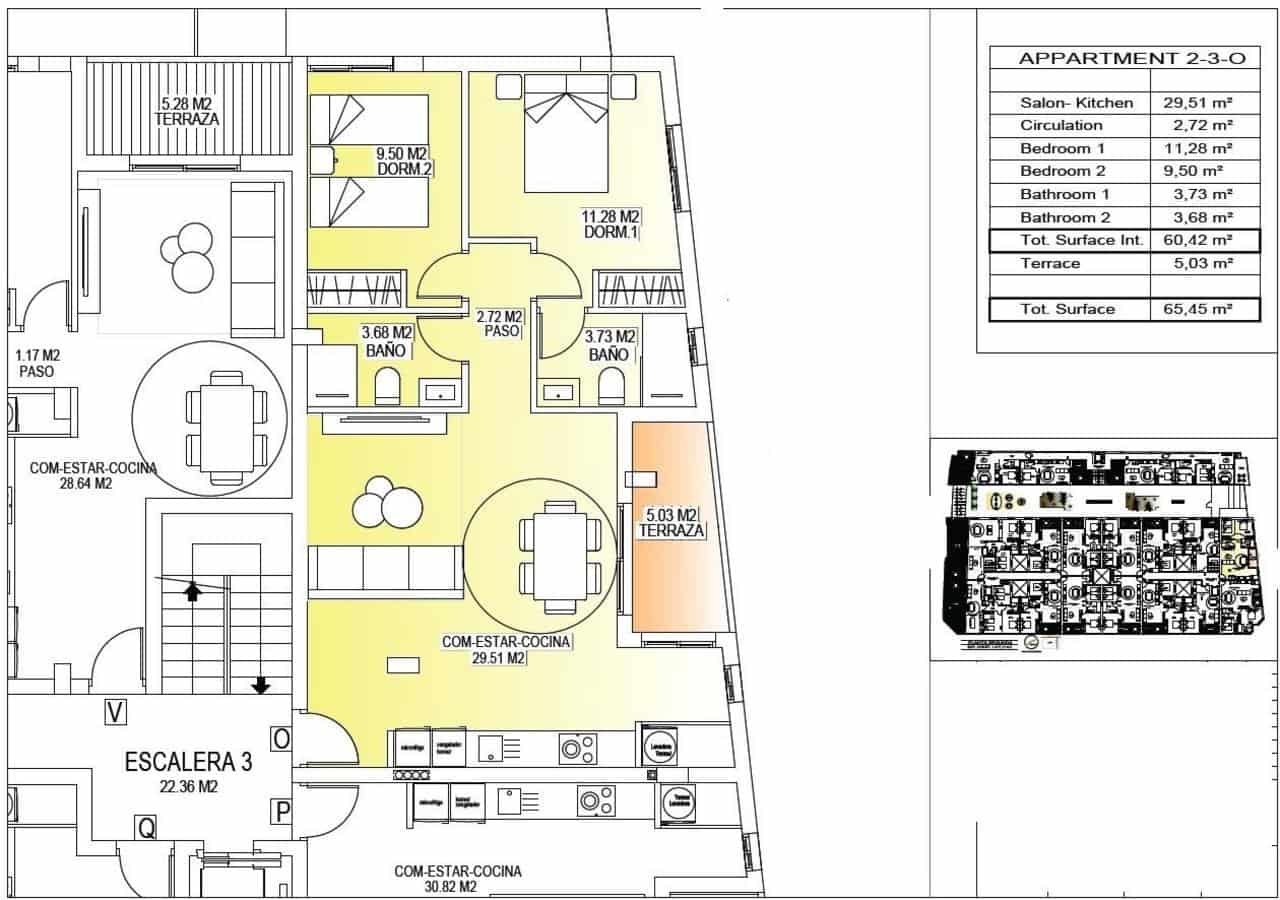 2 camera da letto Attico in vendita in San Miguel de Salinas con piscina - 160.000 € (Rif: 9599995)