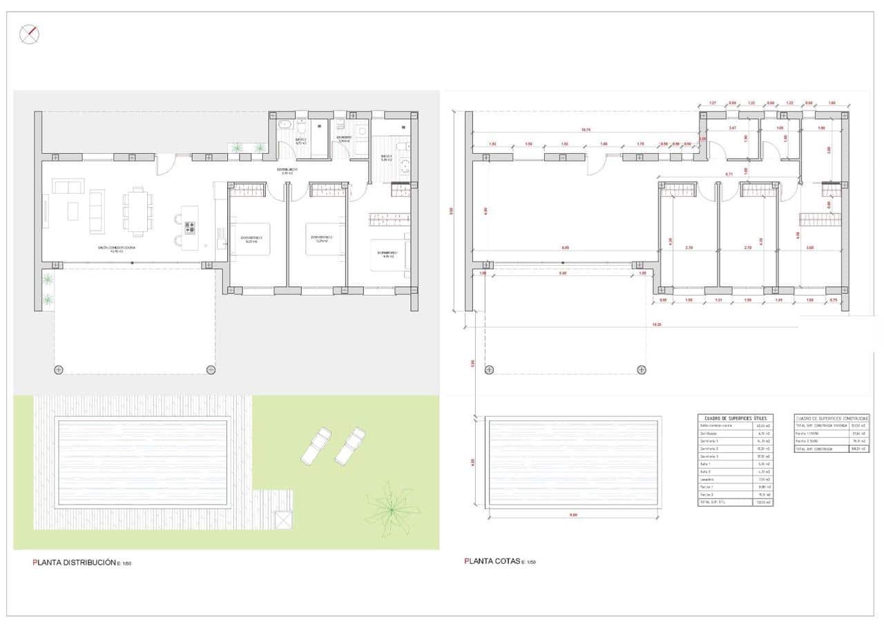 3 soveværelse Villa til salg i Pinoso med swimmingpool - € 365.000 (Ref: 9630338)