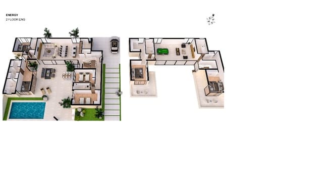 6 sovrum Villa till salu i Baños y Mendigo, Murcia stad med pool garage - 1 602 000 € (Ref: 9656671)