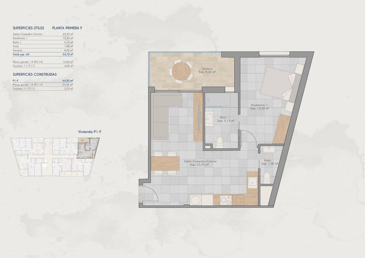 1 camera da letto Appartamento in vendita in Los Cuarteros con piscina - 190.000 € (Rif: 9659752)