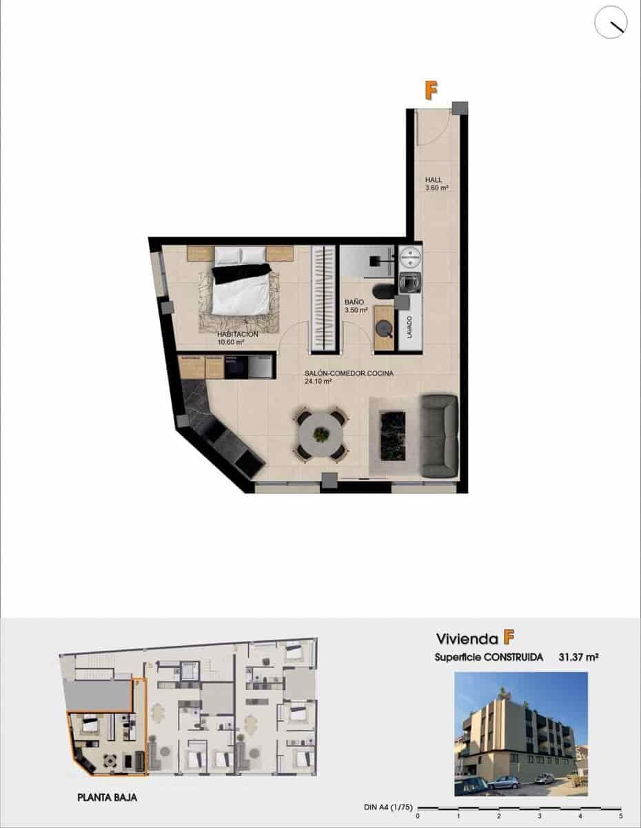 1 sypialnia Apartament na sprzedaż w Catral z basenem - 113 000 € (Ref: 9671230)