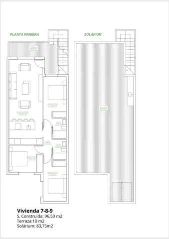 3 slaapkamer Appartement te koop in Lo Pagan, San Pedro del Pinatar met zwembad - € 299.900 (Ref: 9772198)