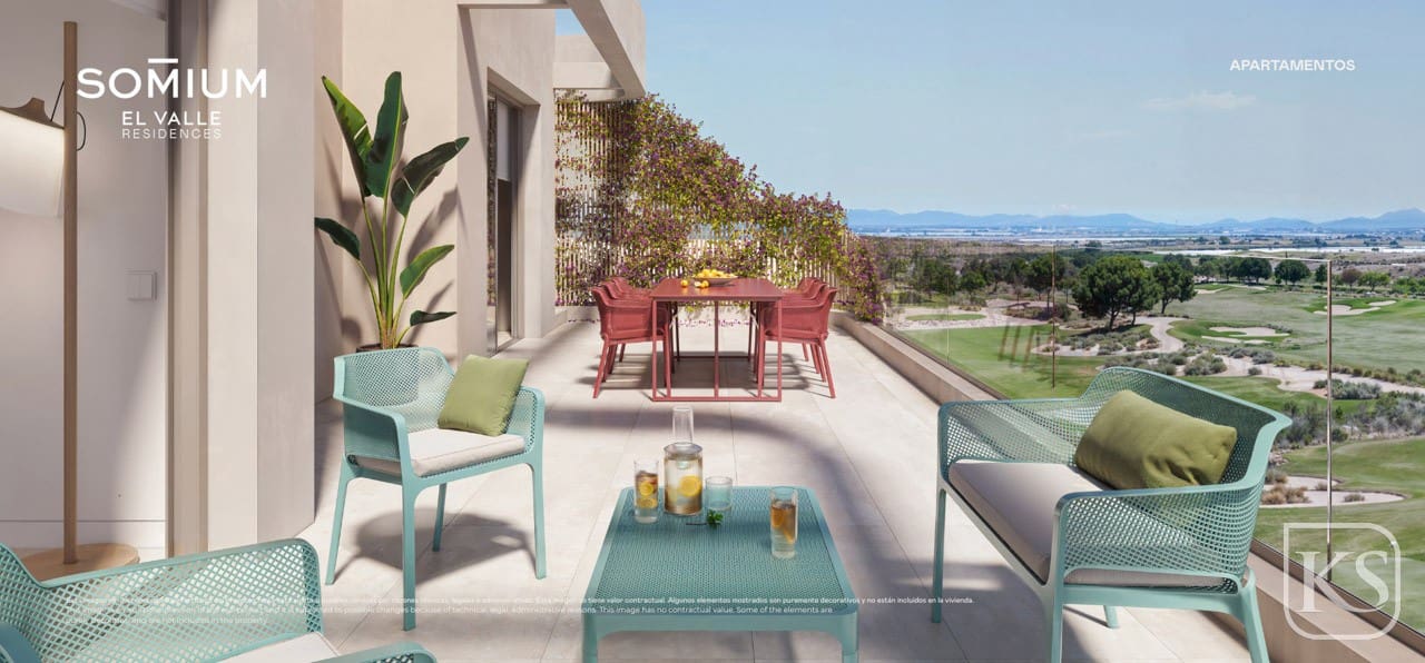 3 quarto Apartamento para venda em El Valle Golf Resort com piscina garagem - 375 000 € (Ref: 9879475)