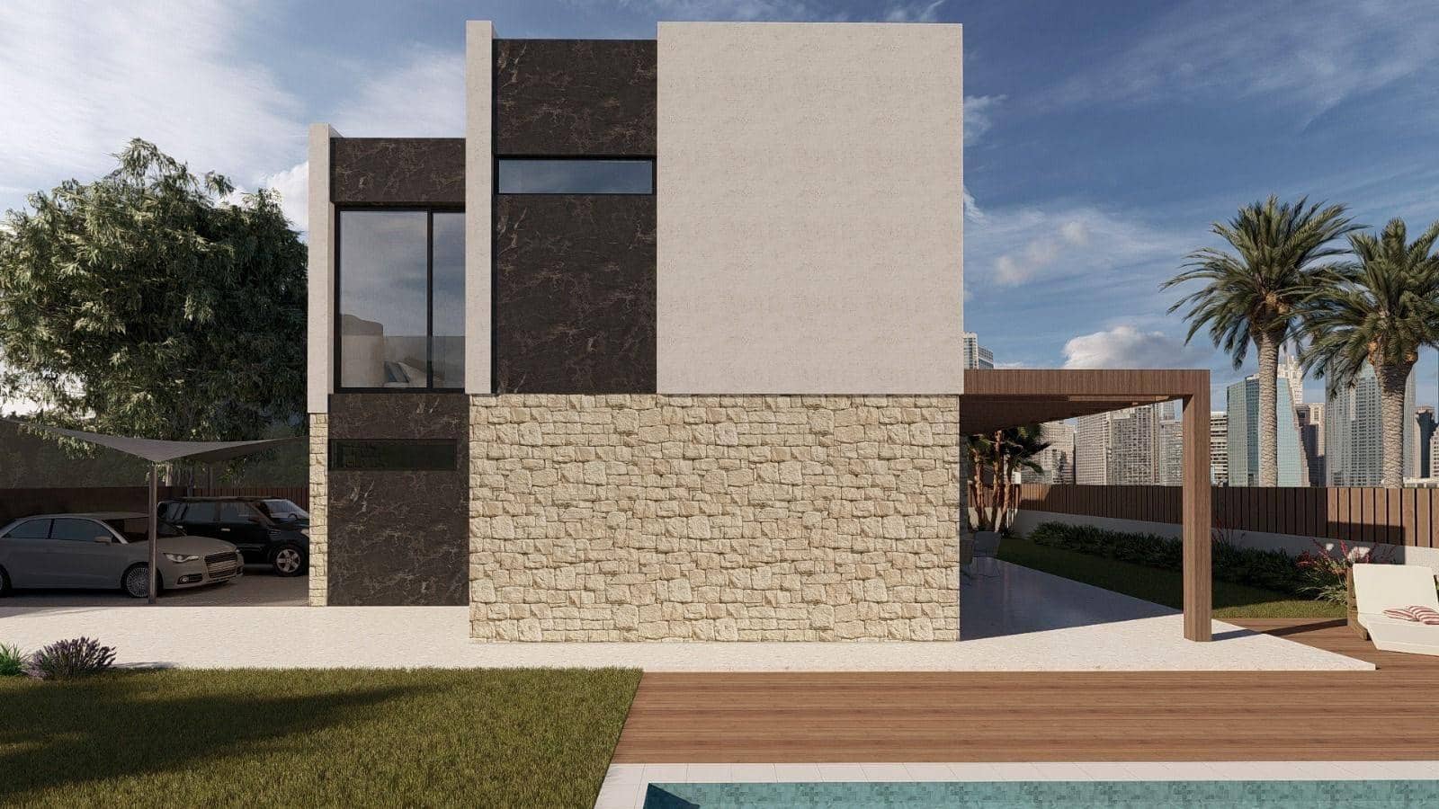 4 sypialnia Willa na sprzedaż w Finestrat z basenem garażem - 890 000 € (Ref: 10006335)