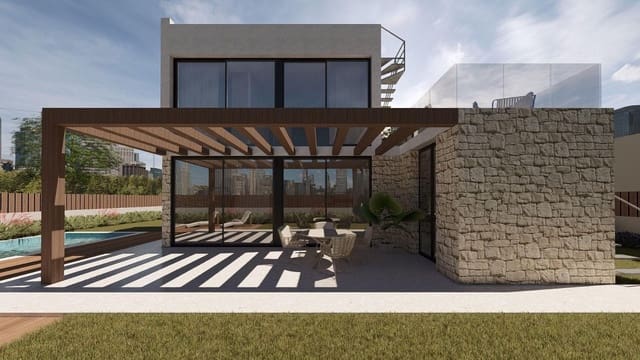 4 sypialnia Willa na sprzedaż w Finestrat z basenem garażem - 890 000 € (Ref: 10006335)
