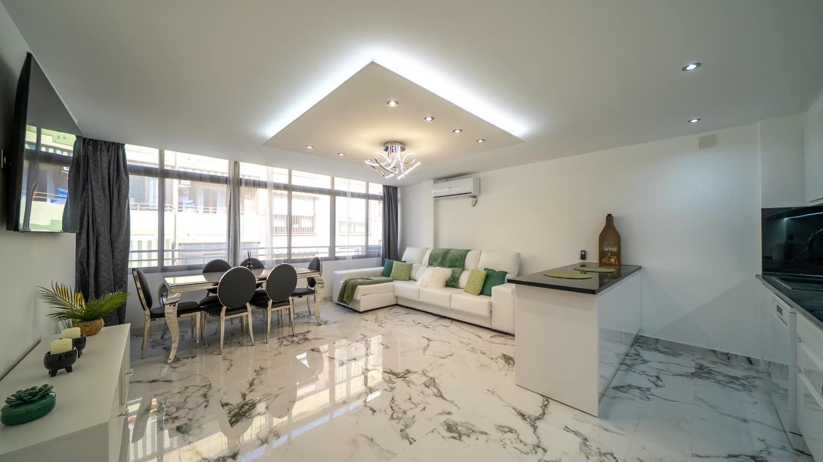 3 Zimmer Wohnung zu vermieten in Alicante / Alacant Stadt - 1.300 € (Ref: 10166718)