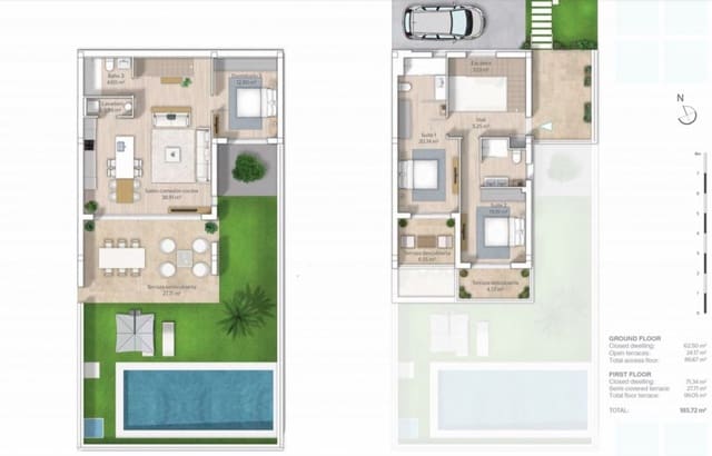 4 bedroom Villa for sale in Finestrat with pool garage - € 699,000 (Ref: 6165476)