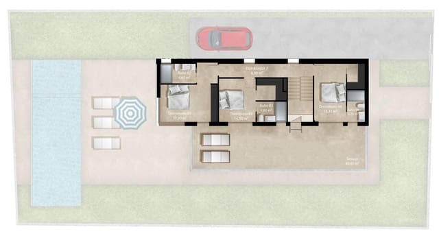 4 sypialnia Willa na sprzedaż w La Zenia, Orihuela z basenem - 1 550 000 € (Ref: 6166134)