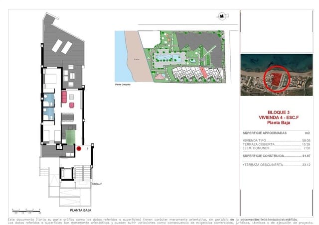 2 sypialnia Apartament na sprzedaż w Las Marinas / Les Marines, Dénia z basenem garażem - 355 000 € (Ref: 6598955)