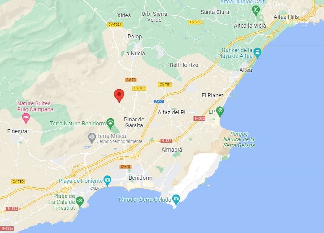 4 soveværelse Villa til salg i La Nucia med swimmingpool - € 620.000 (Ref: 6666721)