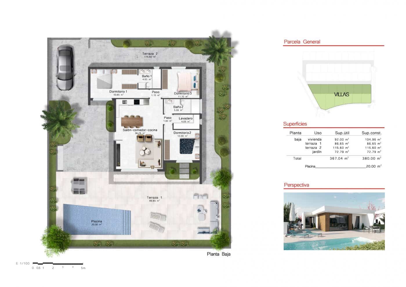 3 bedroom Villa for sale in Banos y Mendigo with pool - € 465,900 (Ref: 6669683)