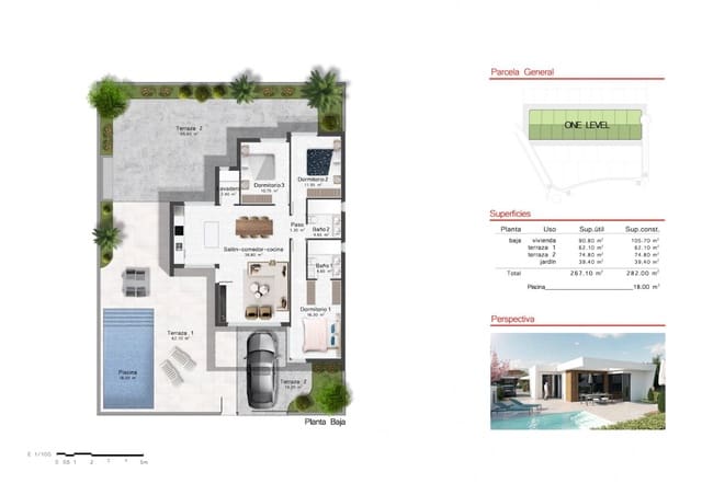 3 soverom Villa til salgs i Baños y Mendigo, Murcia by med svømmebasseng - € 389 900 (Ref: 6835029)