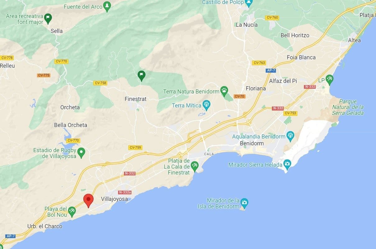 3 makuuhuone Asunto myytävänä paikassa La Villajoyosa / Vila Joiosa mukana uima-altaan - 360 000 € (Ref: 6982938)