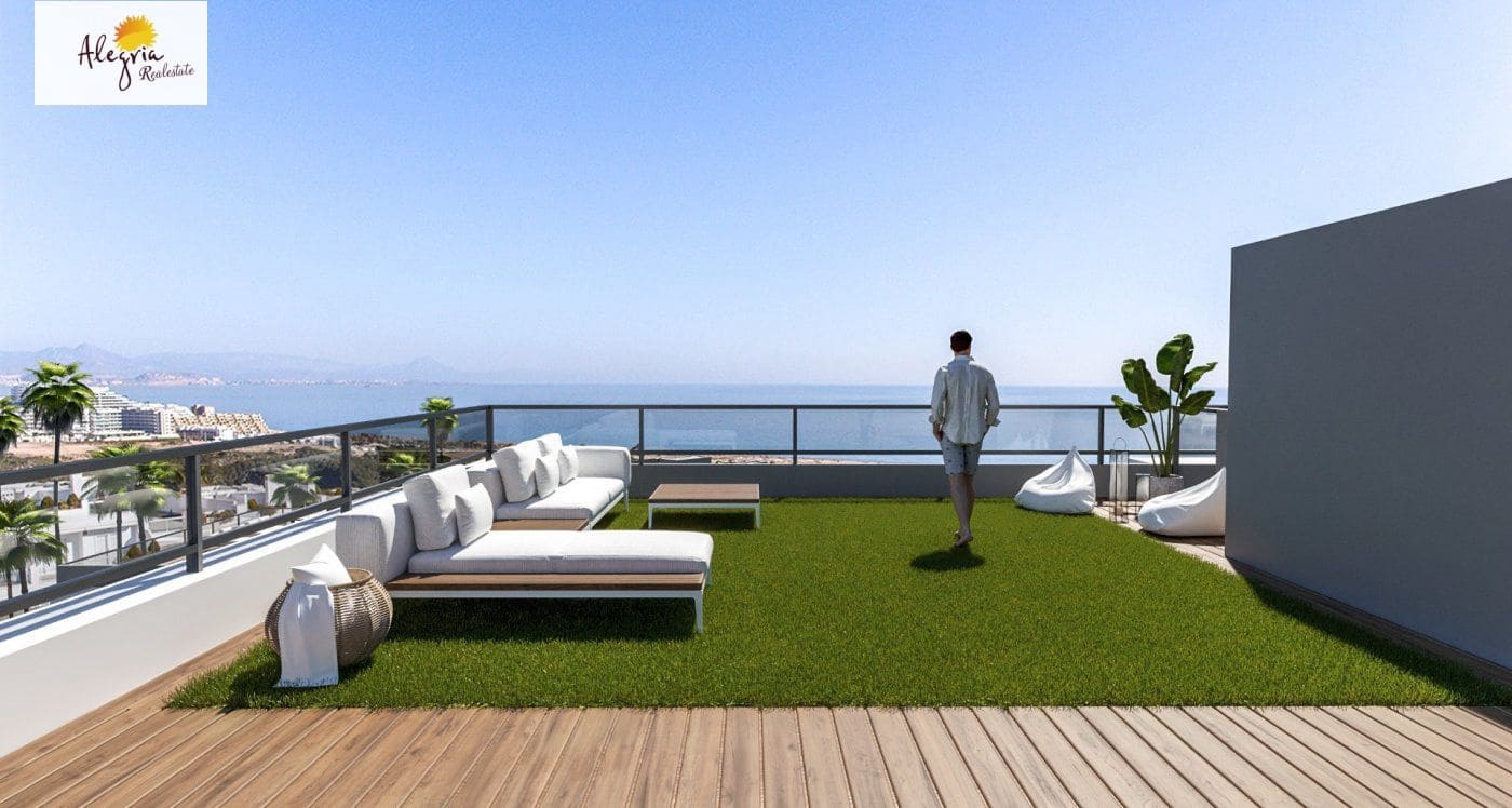 3 makuuhuone Huoneisto myytävänä paikassa Gran Alacant mukana uima-altaan - 405 000 € (Ref: 7091026)