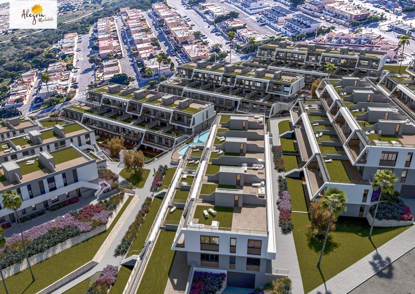 3 makuuhuone Huoneisto myytävänä paikassa Gran Alacant mukana uima-altaan - 405 000 € (Ref: 7091026)