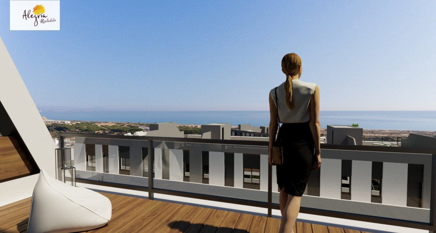 3 makuuhuone Huoneisto myytävänä paikassa Gran Alacant mukana uima-altaan - 405 000 € (Ref: 7091026)