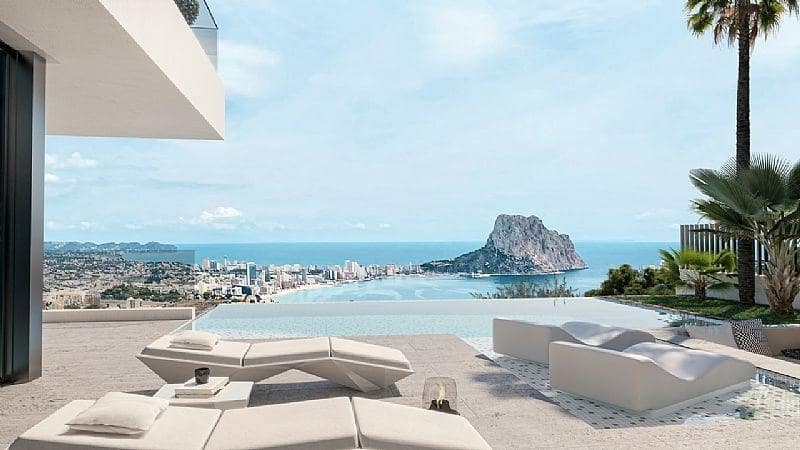 Chalet de 4 habitaciones en Calpe / Calp en venta con piscina - 1.650.000 € (Ref: 7383556)