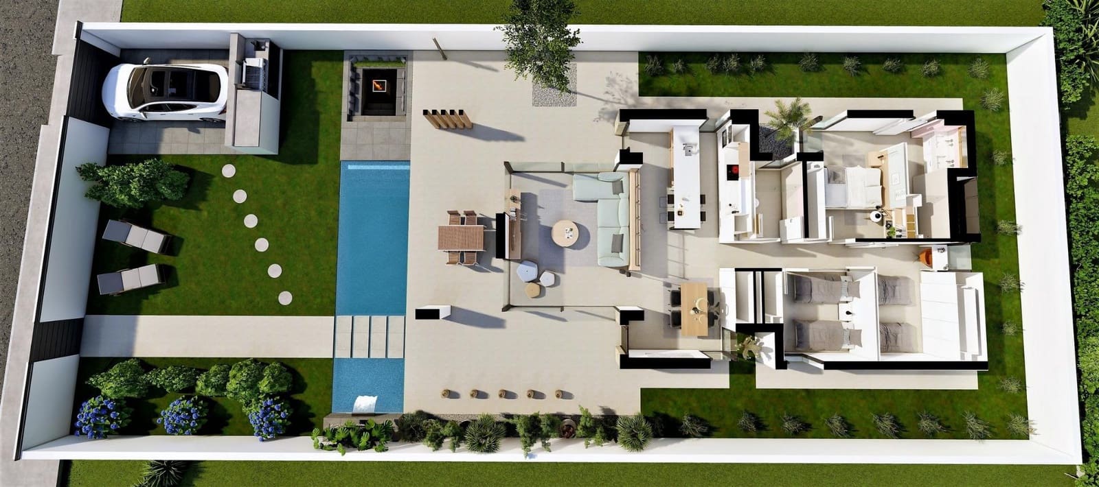 3 sypialnia Willa na sprzedaż w San Fulgencio z basenem - 660 000 € (Ref: 7721006)