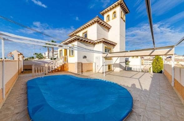 4 sypialnia Willa na sprzedaż w Orihuela Costa, Orihuela z basenem garażem - 390 000 € (Ref: 8062446)