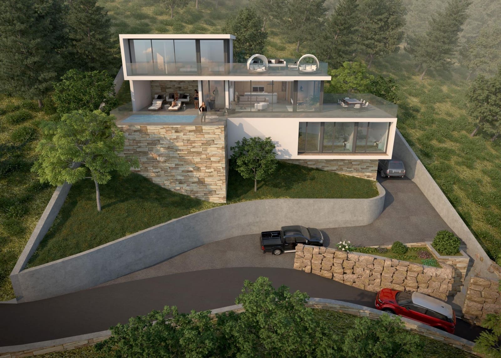 5 sypialnia Willa na sprzedaż w Naquera z basenem garażem - 1 500 000 € (Ref: 8214117)