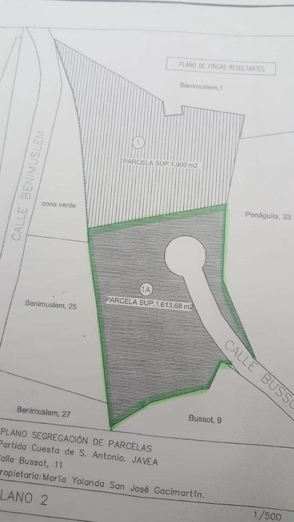 Działka budowlana na sprzedaż w Javea / Xabia - 498 000 € (Ref: 8440606)